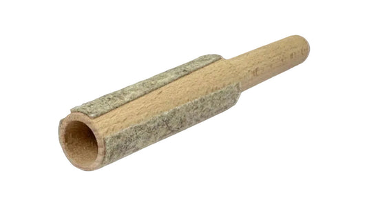 Kegelwischer Mk4 aus Buchenholz mit Filzbelag